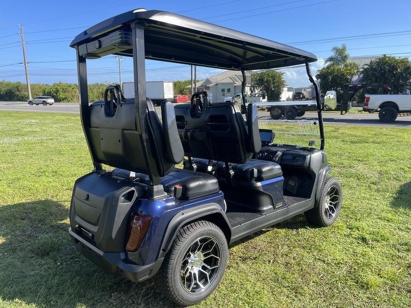 2025 Evolution D5 Ranger 4 Plus Mediterranean Blue | Cart with CarPlay - Image 2